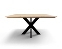 Table Forme Carrée En Chêne Massif pied XX