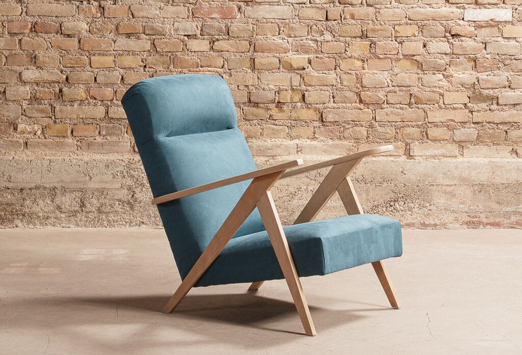 Fauteuil Scandinave rembourré