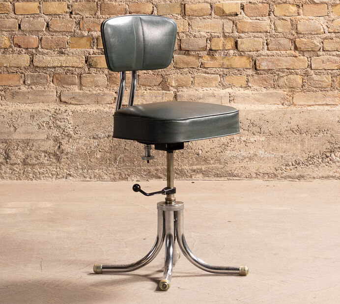 Chaise Vintage Rembourrée industrielle