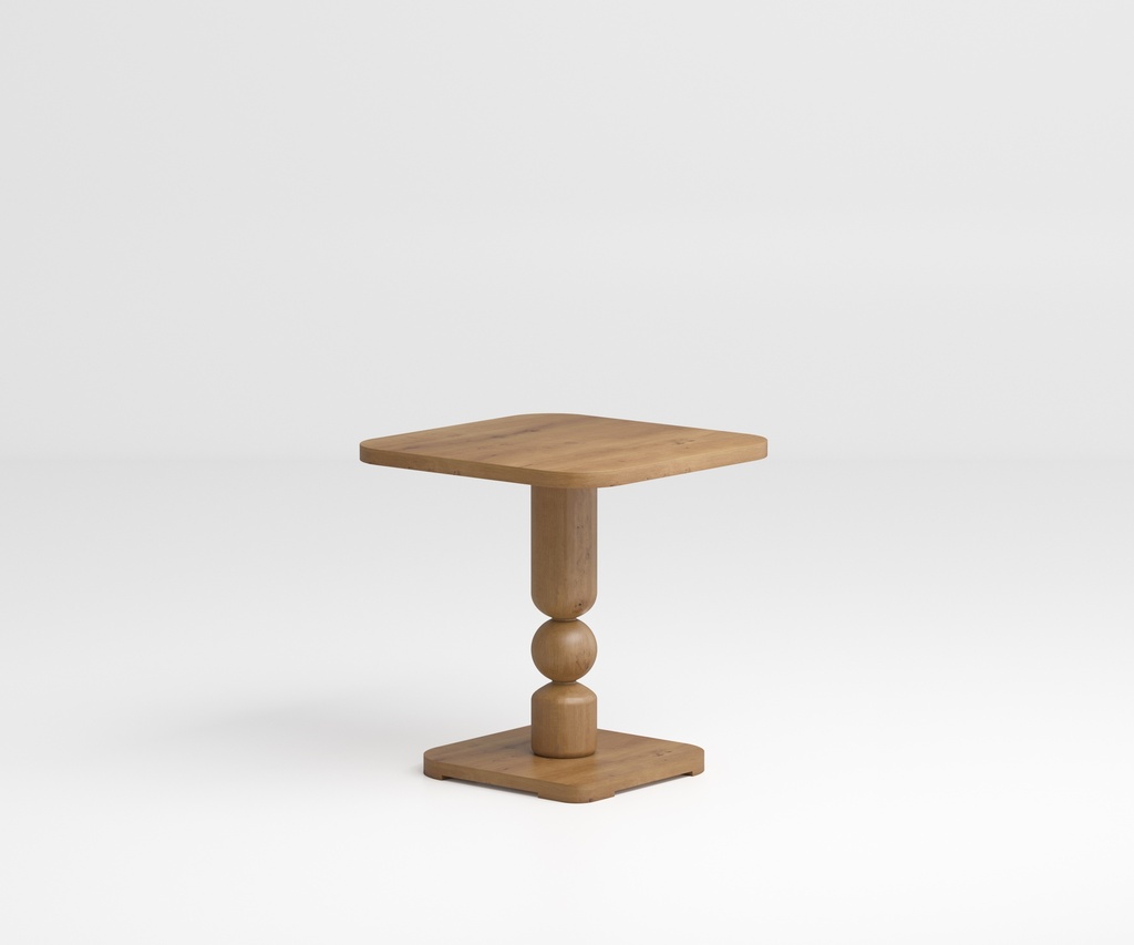 Table bistrot Totem en chêne