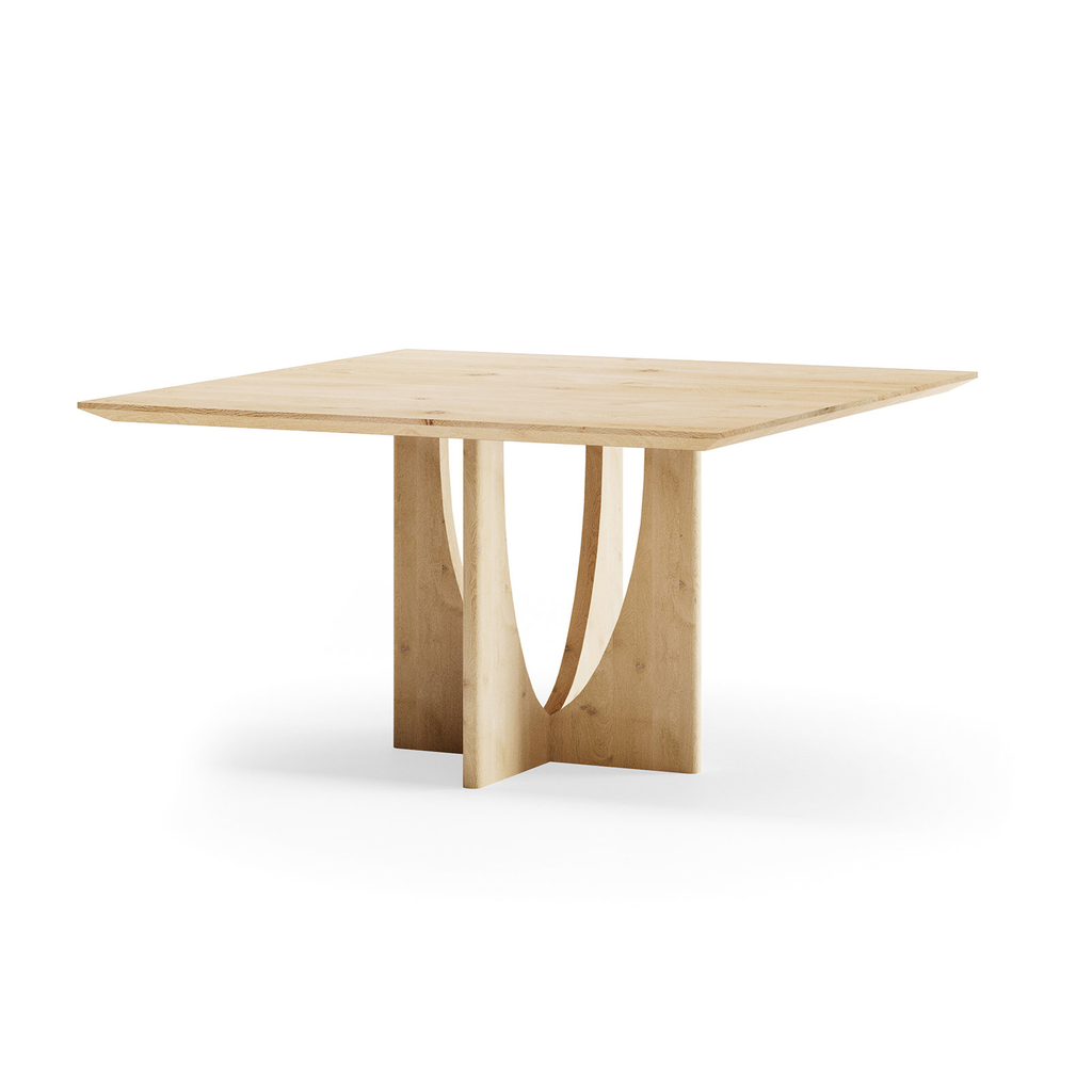 Table carrée Sydney en chêne massif