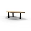 Table Forme organique en chêne massif pieds Pavart