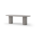 Table Prague ovale en béton