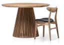 Table ronde Barbara pied facettes