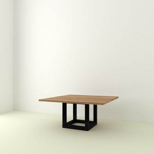 Table Sanary carrée en chêne massif pieds cube