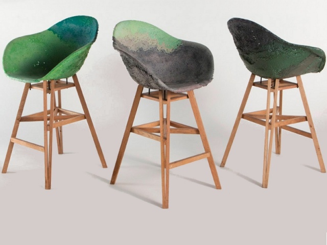 Chaise design Gravêne en plastique recyclé