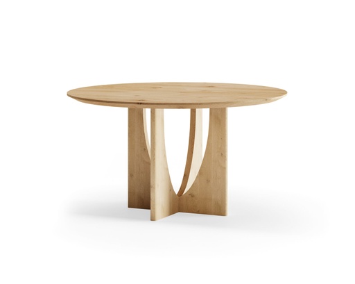 Table Arty ronde en chêne pieds bois