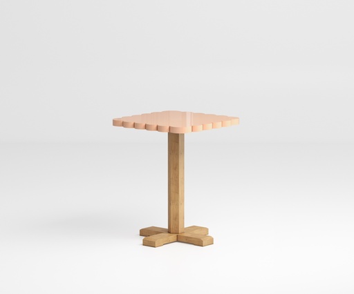 Table bistrot Biscuit laquée